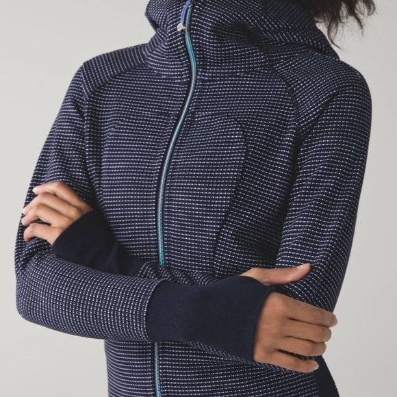 lululemon athletica Tops - Lululemon Scuba Hoodie III
Double Dot Naval Blue Lullaby / Naval Blue